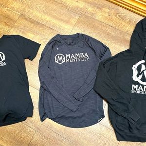 3 Mamba shirts from Kobe’s facility in CA, size S